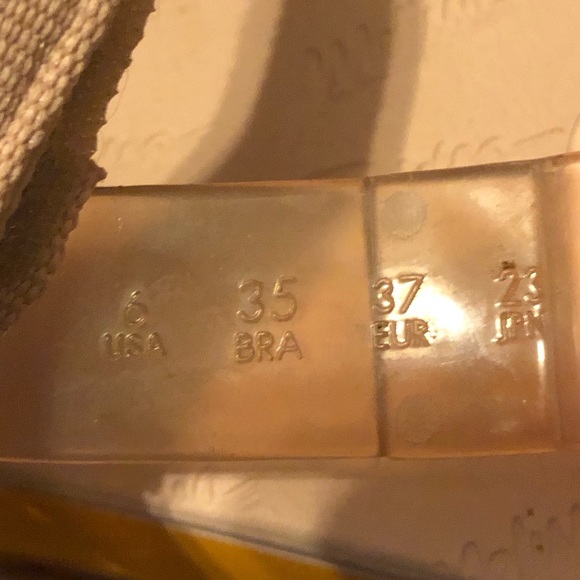 Melissa Papete Rider Platform Sandals Size 6 - Picture 6 of 8